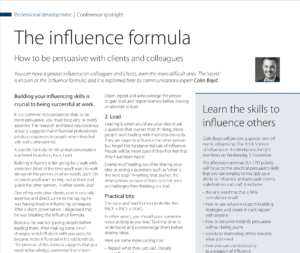 Influence Formula_ Colin boyd